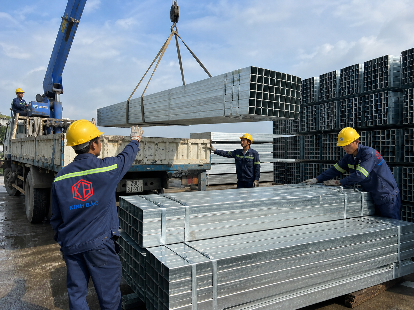 THÉP ỐNG HỘP MẠ KẼM - Ảnh 2